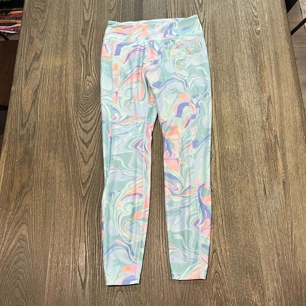 Hollister Gilly Hicks High Rise Leggings Go Recharge Pockets Multicolor Size M